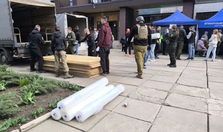 последствия удара по Кривому Рогу