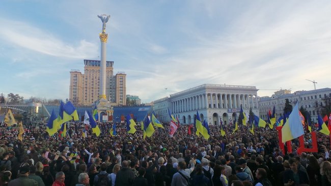 Марш сопротивления капитуляции проходит в Киеве 48