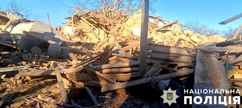 Залишки приватного будинку на Херсонщині