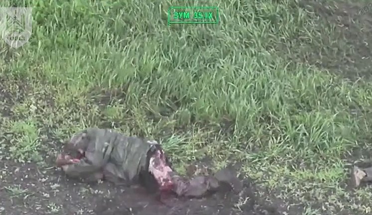 Від влучання FPV-дрона окупанту відірвало ногу, а з поплічника розлетілося дрантя: пілоти 1-го ОШП. ВIДЕО 18+