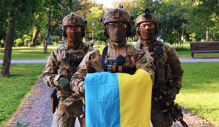 Спецназовцы СБУ празднуют 28-ю годовщину создания ЦСО "А". ВИДЕО
