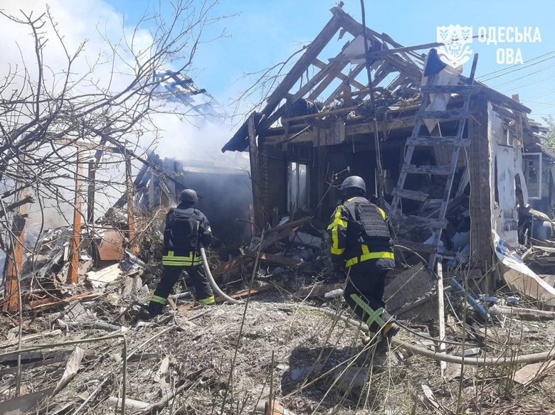 Odesa region under attack by the Russian Federation: residential buildings destroyed and damaged