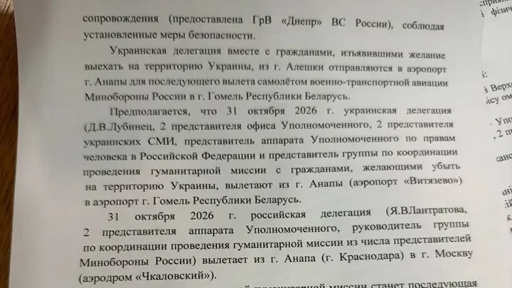 Угода щодо Олешків