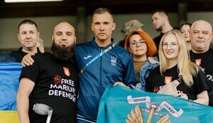Оборонці "Азовсталі" були присутні на тренуванні збірної України перед матчем "Євро-2024". ФОТОрепортаж