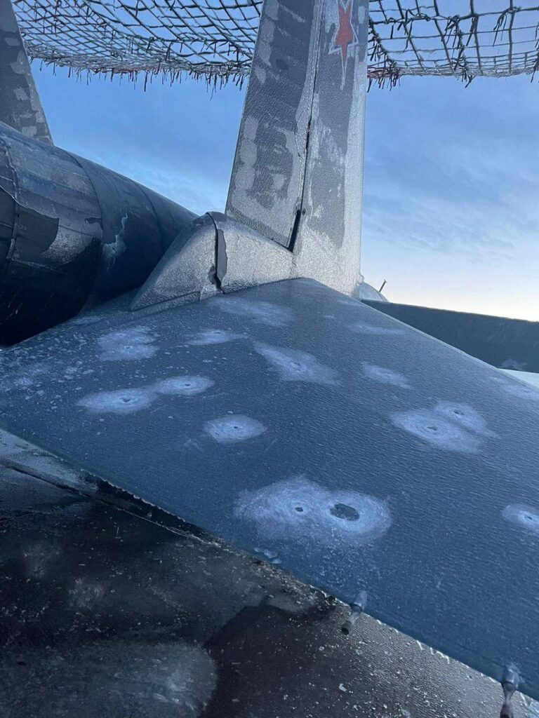 Russia has announced massive drone attack: UAVs hit military airfield 04