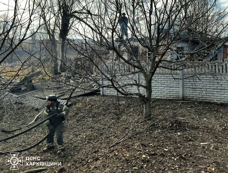 Удар КАБом по с. Осиново на Харківщині