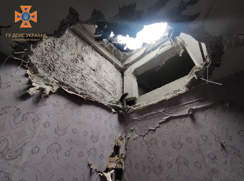 Наслідки обстрілу 30 грудня Степногірська Запорізької області 01