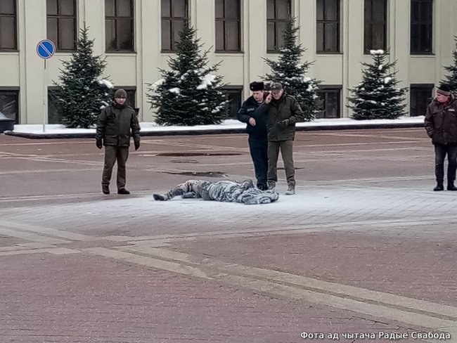 В столице Беларуси мужчина совершил самоподжог 01