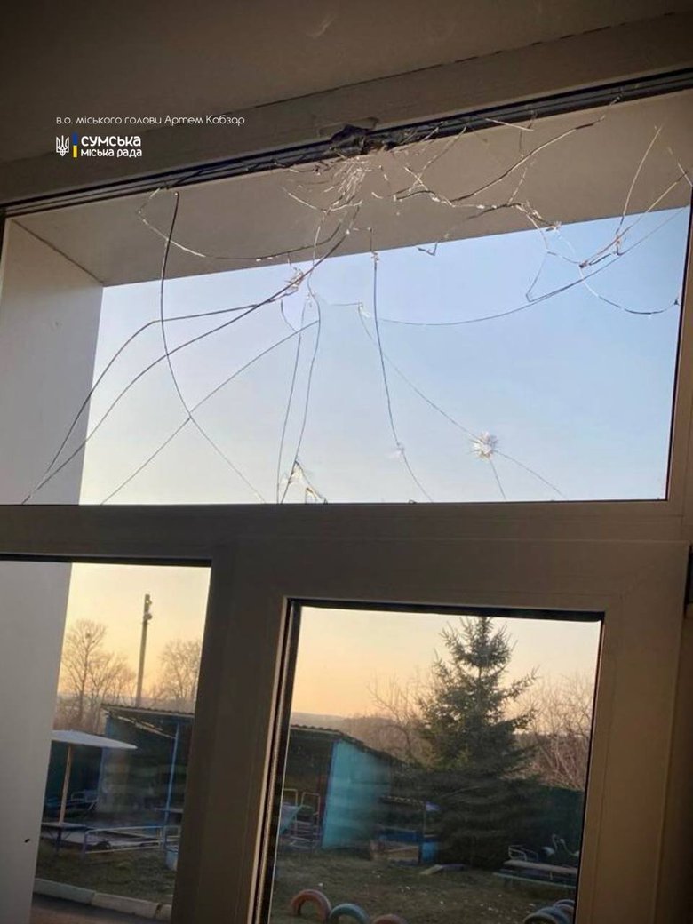 Удар РФ по території дитсадка в Сумах