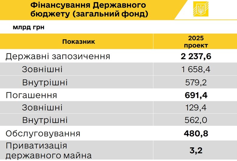 законопроєкт "Про державний бюджет України на 2025 рік".