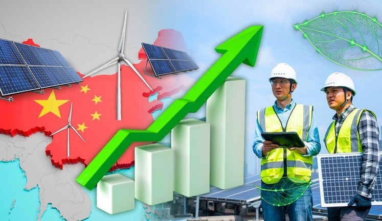 Бум дешевих сонячних панелей: Китай вперше виробив більше сонячної енергії, ніж вітрової