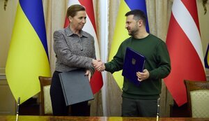 Ukraine and Denmark officially sign agreement on security cooperation. PHOTO