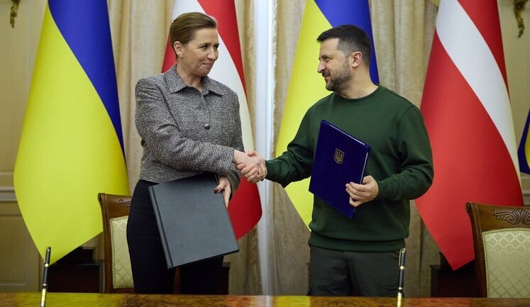 Ukraine and Denmark officially sign agreement on security cooperation. PHOTO