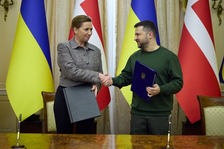 Володимир Зеленський і Метте Фредеріксен