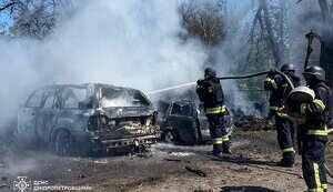 Russian troops fired missile at Synelnykove district: two people were killed, clinic, school and houses were damaged (updated). PHOTO