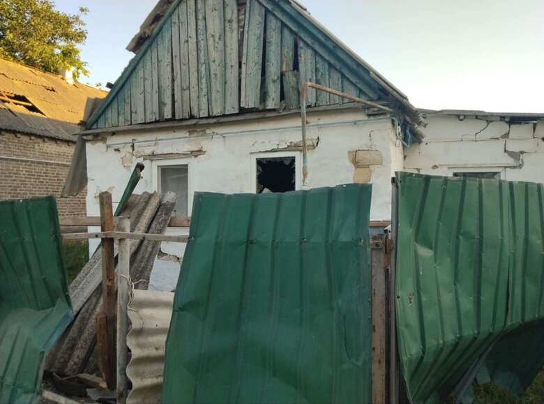 Consequences of shelling in Donetsk region