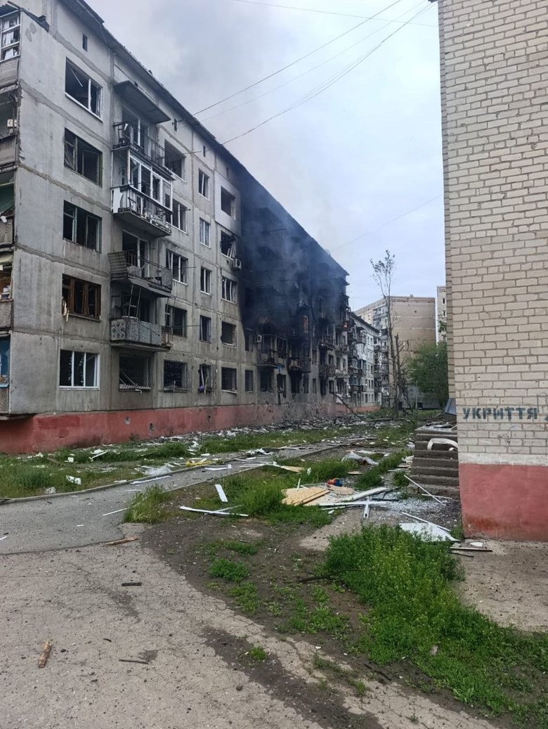 Shelling in Donetsk region on 17 May