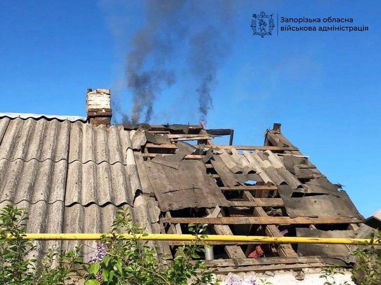Обстрел Запорожской области