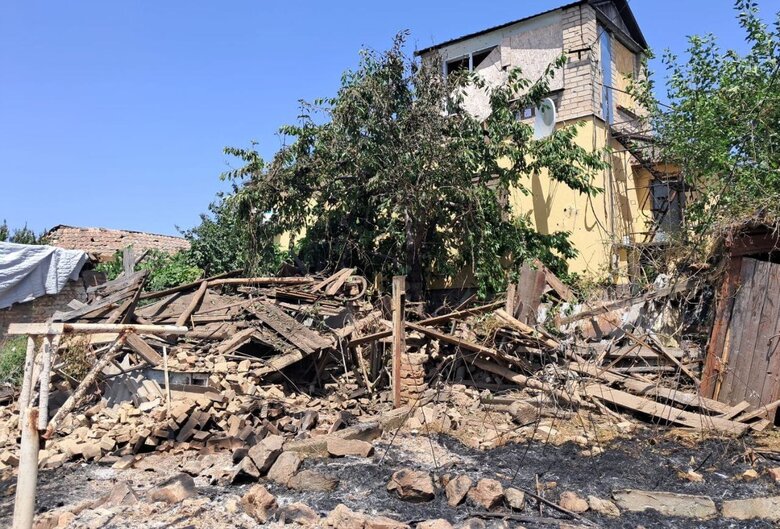Наслідки російських ударів по Нікопольщині 23 червня