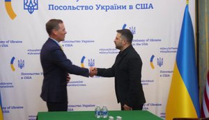 Зеленский в США встретился с представителями компании Raytheon, производящей Patriot. ВИДЕО