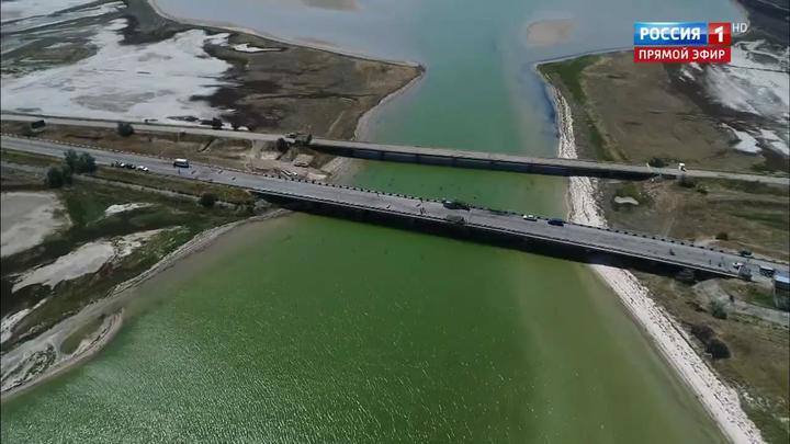 Завдано удару по Чонгарському мосту в окупованому Криму, рух по ньому закрито 05
