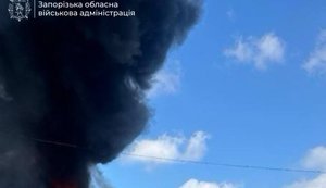 Удар по Запоріжжю: ворог вдарив по промисловому об’єкту, є загиблий та поранені. ФОТОрепортаж