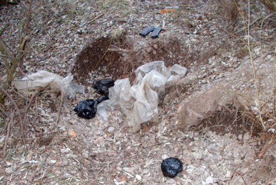 У Бахмутському районі виявлено гранати, магазини і патрони 02 У Бахмутському районі виявлено гранати, магазини і патрони 02