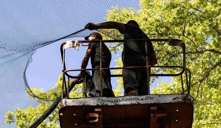 Власні гроші закінчилися: Херсонщина просить кошти у центральної влади на антидронові сітки