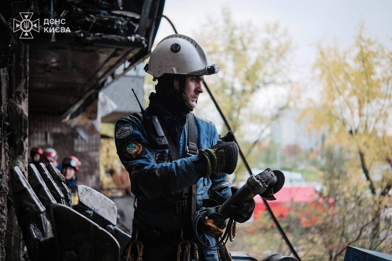 Київ після обстрілу 26 жовтня
