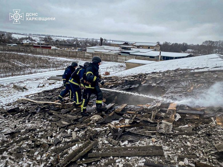 Удар РФ по фермі на Харківщині