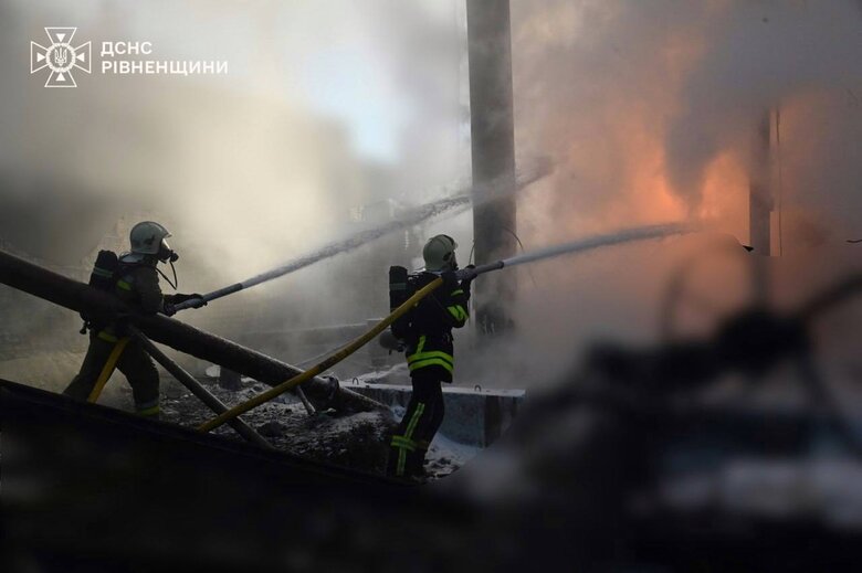 наслідки удару по Рівненщині