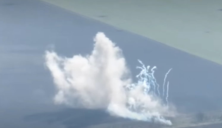 Precise strike of 14th Brigade's MLRS with corrections from Bayraktar. VIDEO