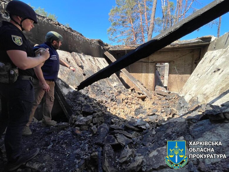 Наслідки ракетного удару по Балаклії
