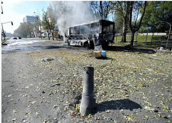 донецк обстрел