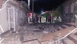 В Ольшанах ударный БПЛА попал во двор частного дома