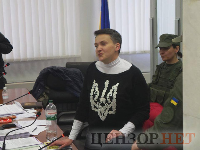 Апелляционный суд Киева оставил Савченко под стражей 01