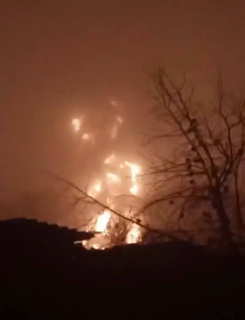 Oil depot near Tambov on fire