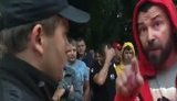 "Такие у#бки, как ты.. Я сам решу, как с тобой общаться, чмо!", - харьковского блогера задержали на акции "бляхеров" в Киеве за мат в адрес полицейского. ВИДЕО