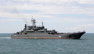 Россия проводит учения с участием Черноморского и Каспийского флотов