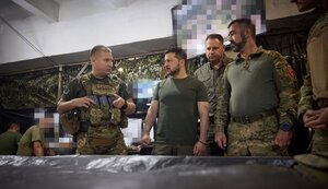 Зеленский посетил бригады, ведущие наступательные действия в рамках ОТГ "Соледар". ФОТОрепортаж