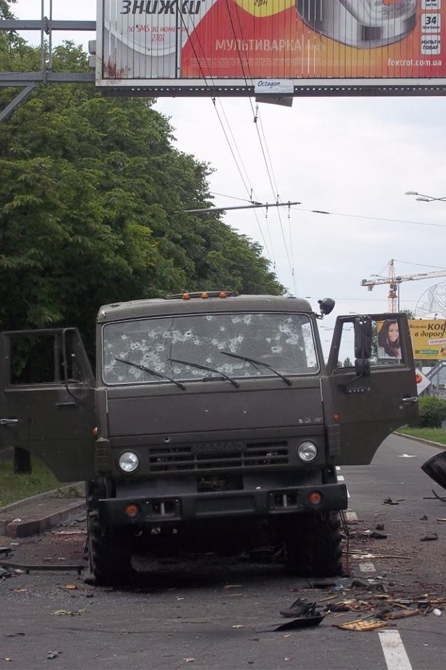 донецк обстрел огонь террористы дружественный