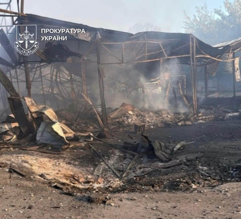 удар по ринку в Києві
