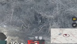 Бійці 77 бригади знищили замаскований танк окупантів