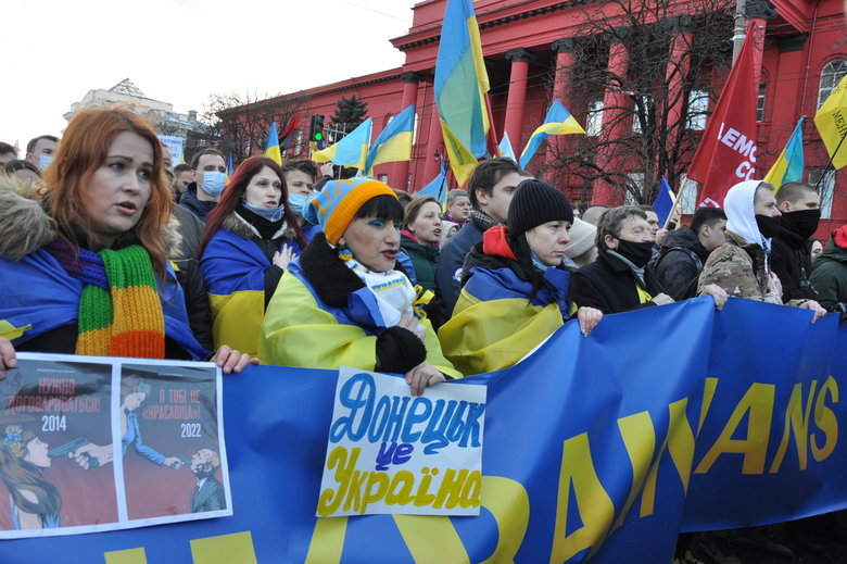 Водкі нєт. Ідітє домой, - Марш єдності за Україну відбувся в Києві 11