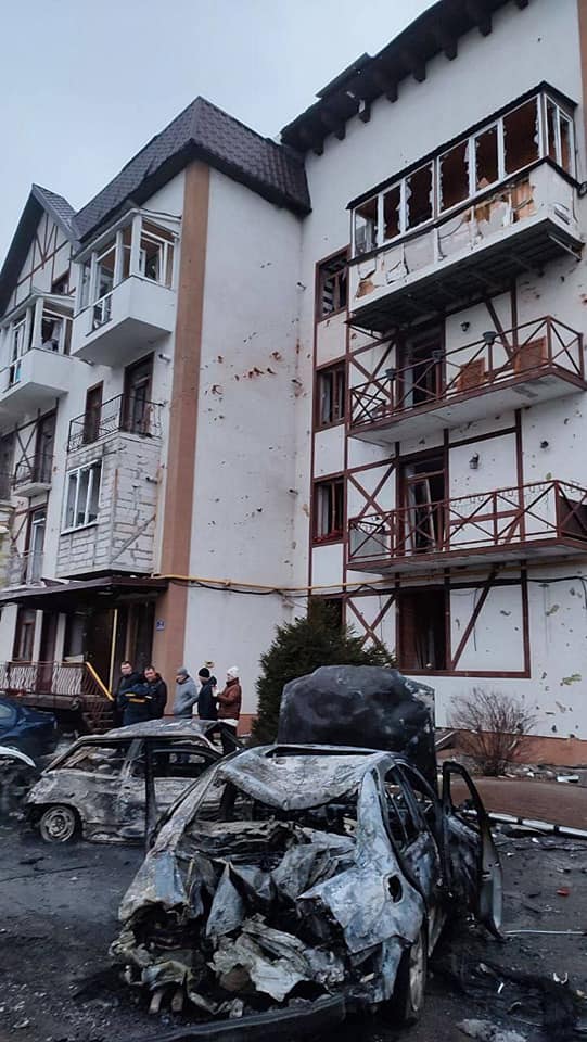Наслідки вчорашніх обстрілів Харкова із російських Градів 02