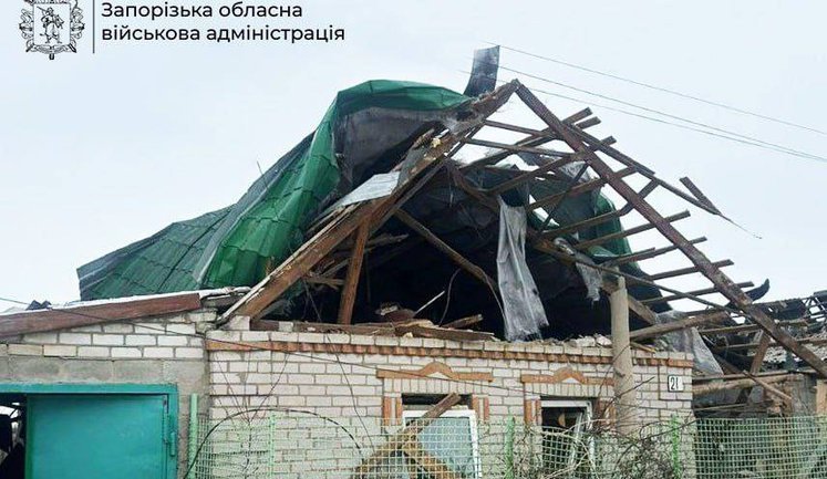 Доба на Запоріжжі: понад 780 ударів, є загиблий та поранені