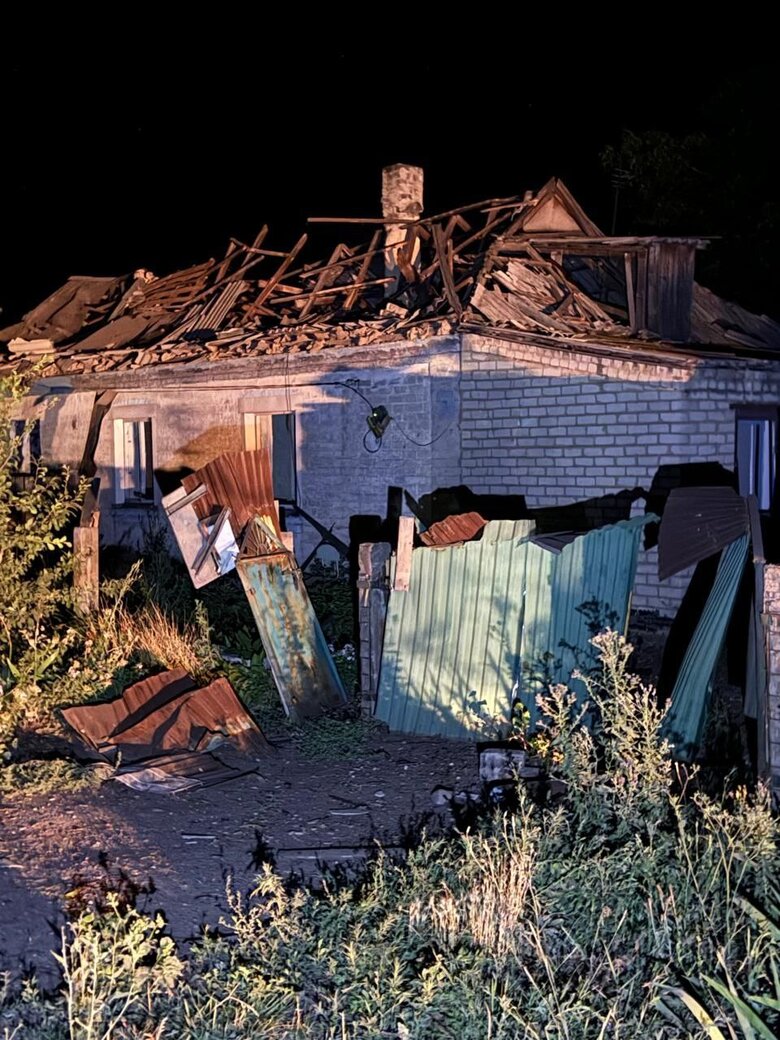 Наслідки обстрілу Цукуріно