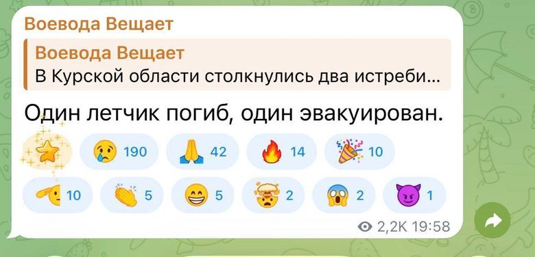 В Курской области РФ столкнулись два истребителя Су-35С