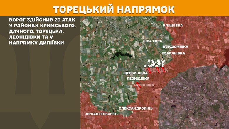 Бойові дії на ранок 5 квітня