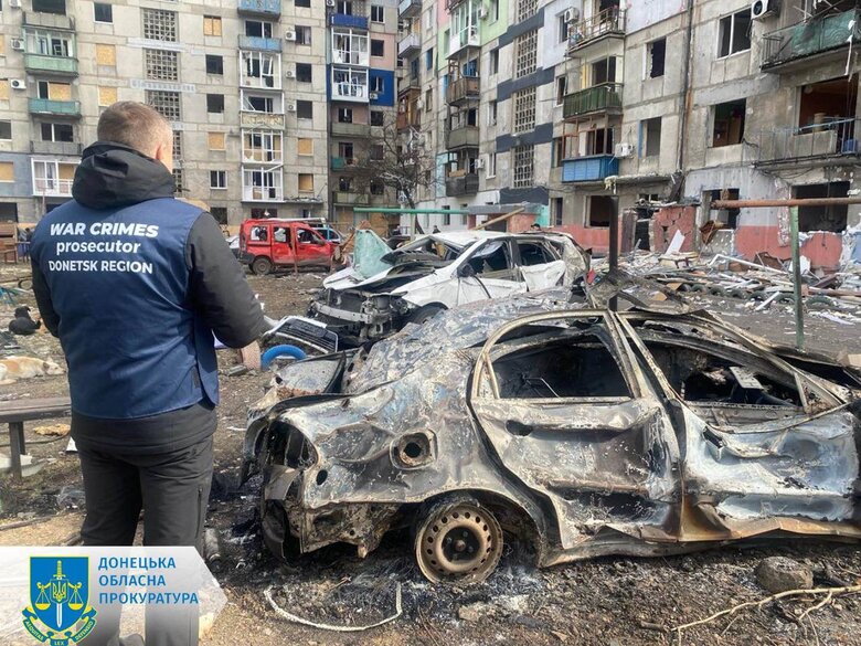 Наслідки обстрілів Мирнограду